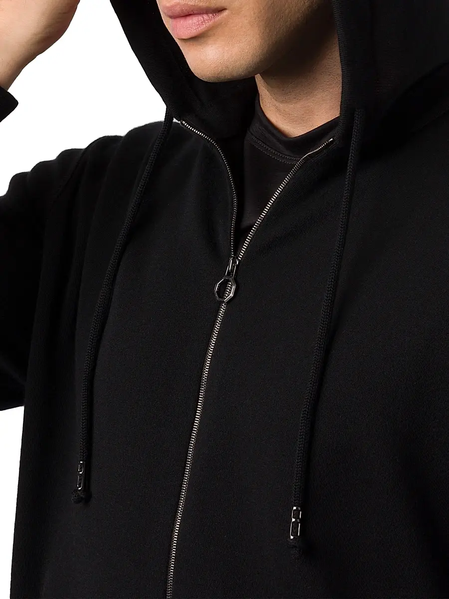 Stefano Ricci Men's Alpha Yarn Cashmere Jogging Blouson Sweater | Thumbnail 4