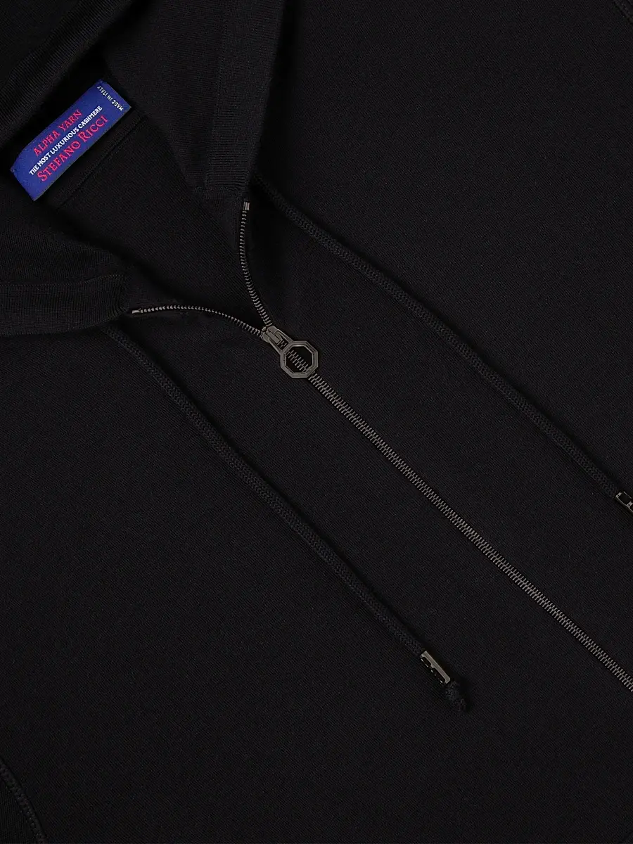 Stefano Ricci Men's Alpha Yarn Cashmere Jogging Blouson Sweater | Thumbnail 7