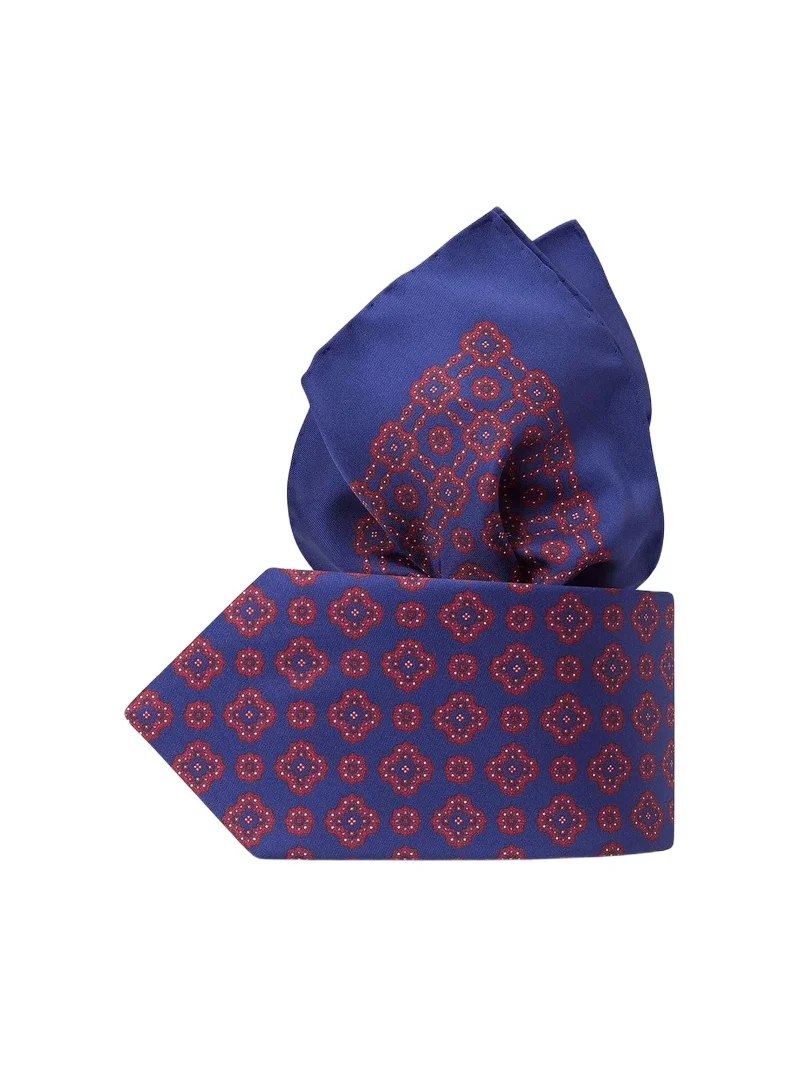 Men's Luxury Printed Silk Tie Set