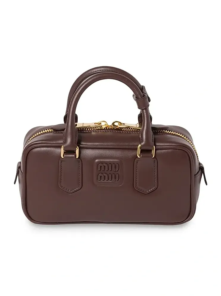 Women's Arcadie Leather Top Handle Bag