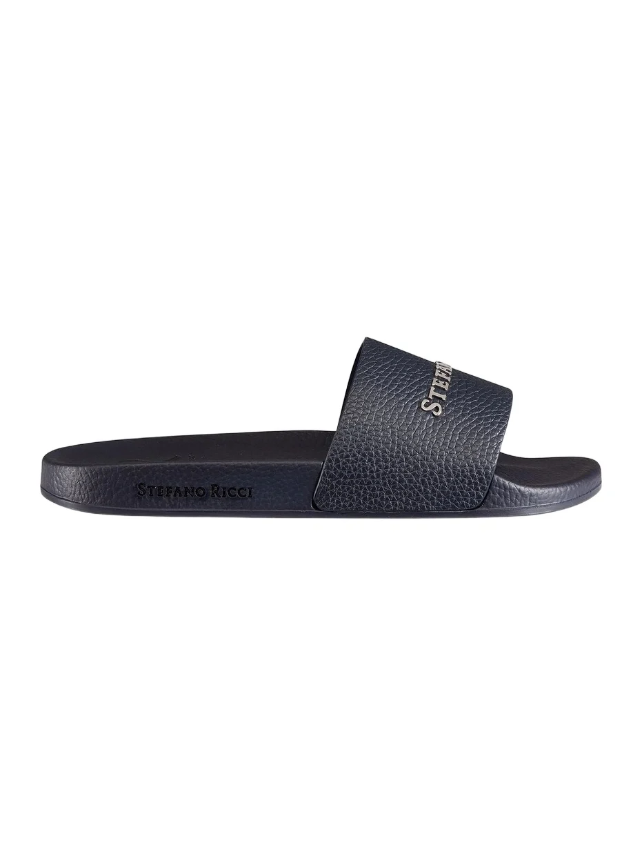 Stefano Ricci Men's Calfskin Leather Slides