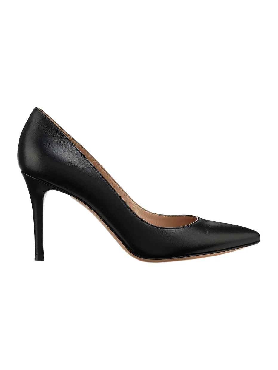 Gianvito Rossi Women's 85MM Leather Stiletto Heel Pumps