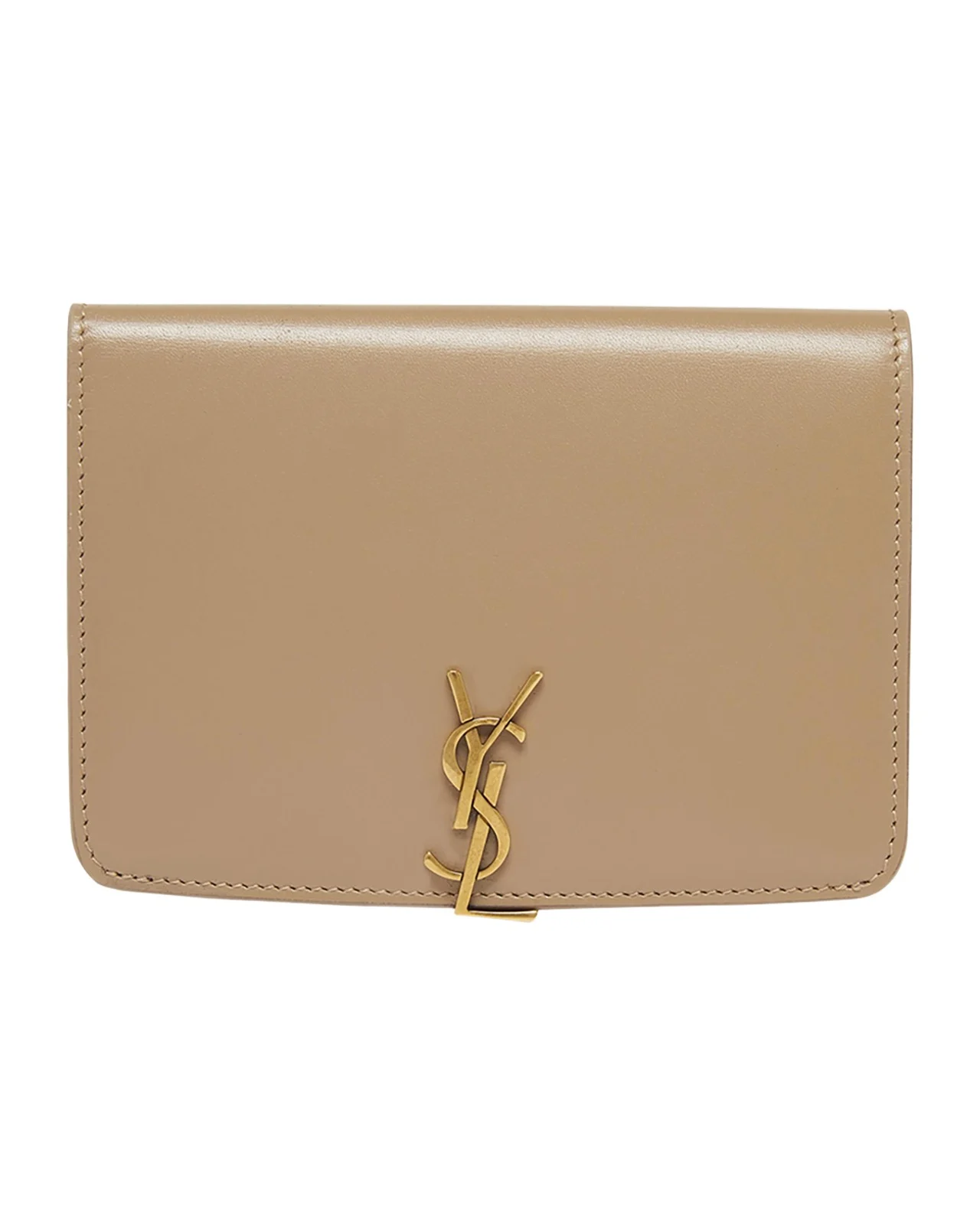 Saint Laurent YSL Passport Holder in Calfskin