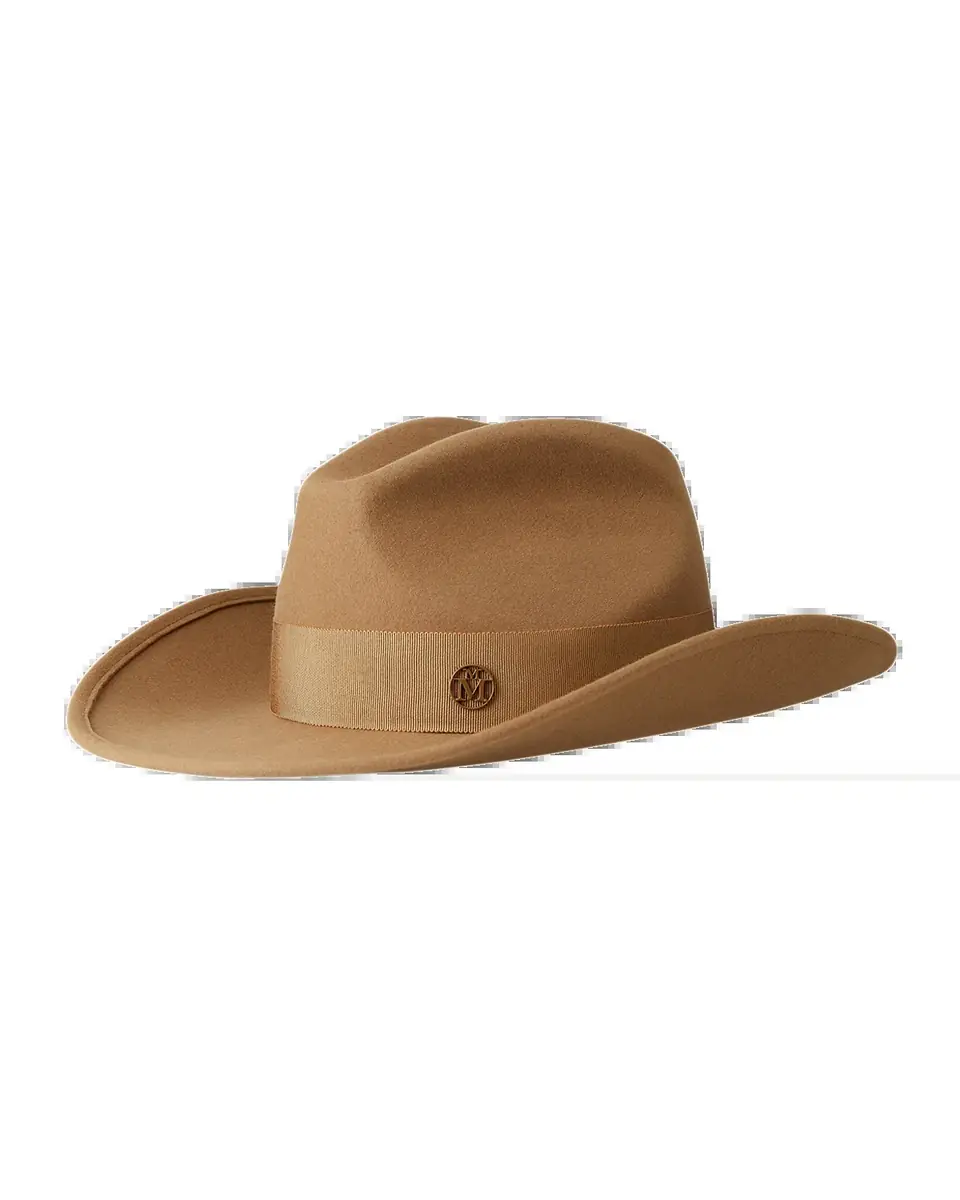 Maison Michel Austin Camel Wool Felt Cowboy Hat | Thumbnail 2 Maison Michel Austin Camel Wool Felt Cowboy Hat | Thumbnail 2