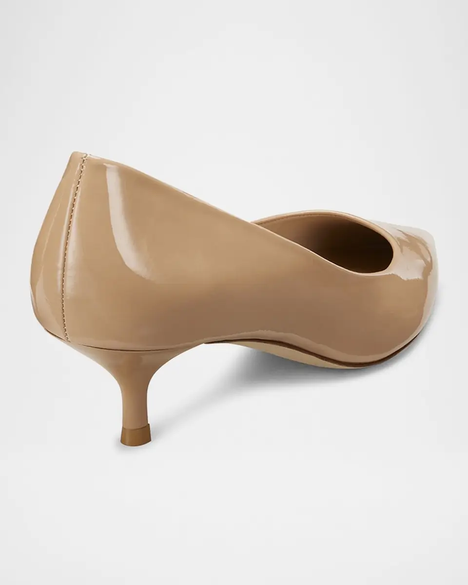 Stuart Weitzman Stuart Patent Kitten Pumps | Thumbnail 3 Stuart Weitzman Stuart Patent Kitten Pumps | Thumbnail 3