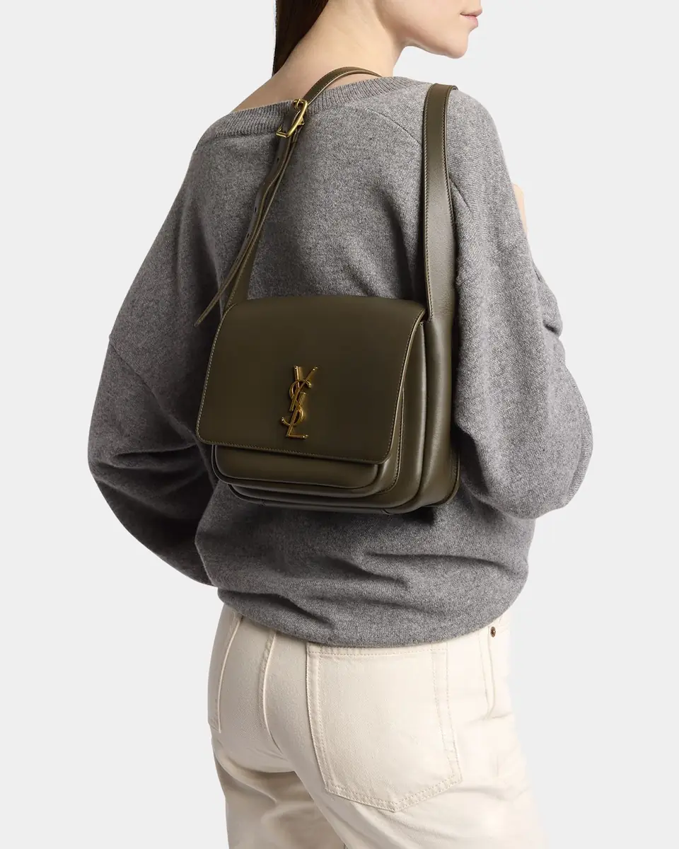 Saint Laurent Niki YSL Flap Crossbody Bag in Calfskin | Thumbnail 2 Saint Laurent Niki YSL Flap Crossbody Bag in Calfskin | Thumbnail 2