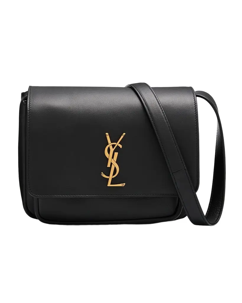 Saint Laurent Niki YSL Flap Crossbody Bag in Calfskin