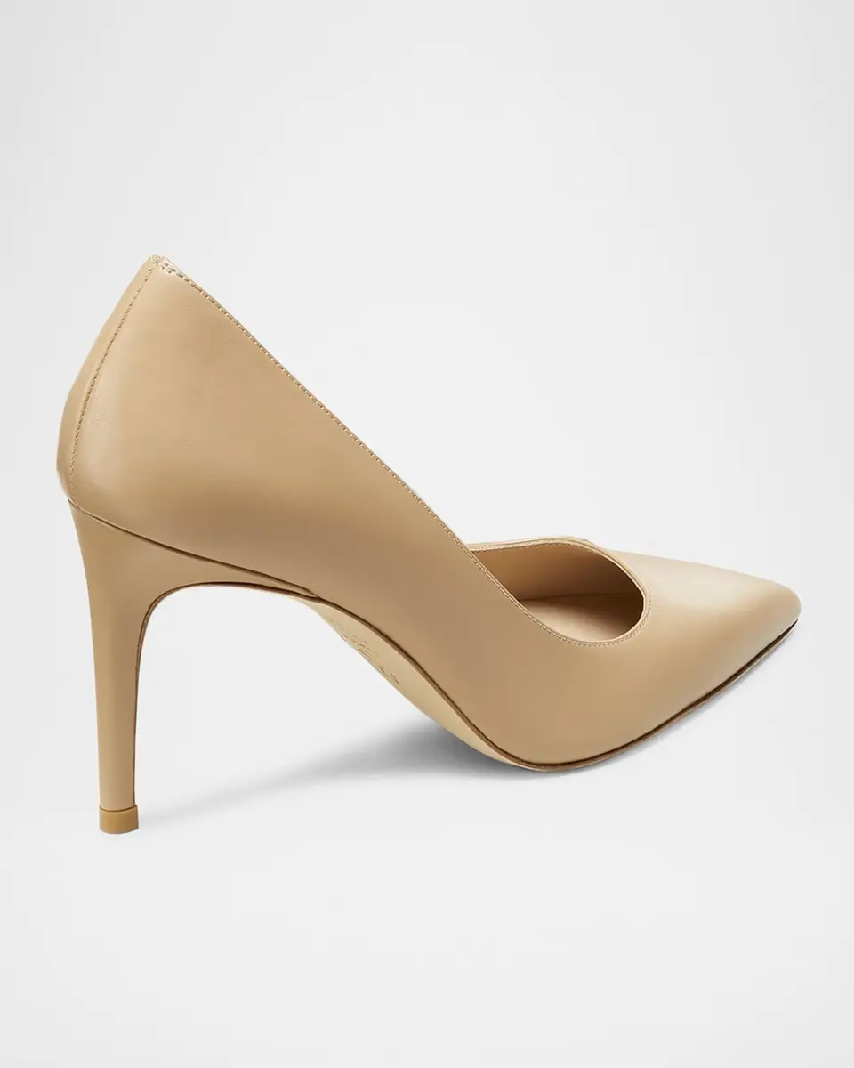 Stuart Weitzman Stuart Power 85 Leather Pumps | Thumbnail 3 Stuart Weitzman Stuart Power 85 Leather Pumps | Thumbnail 3