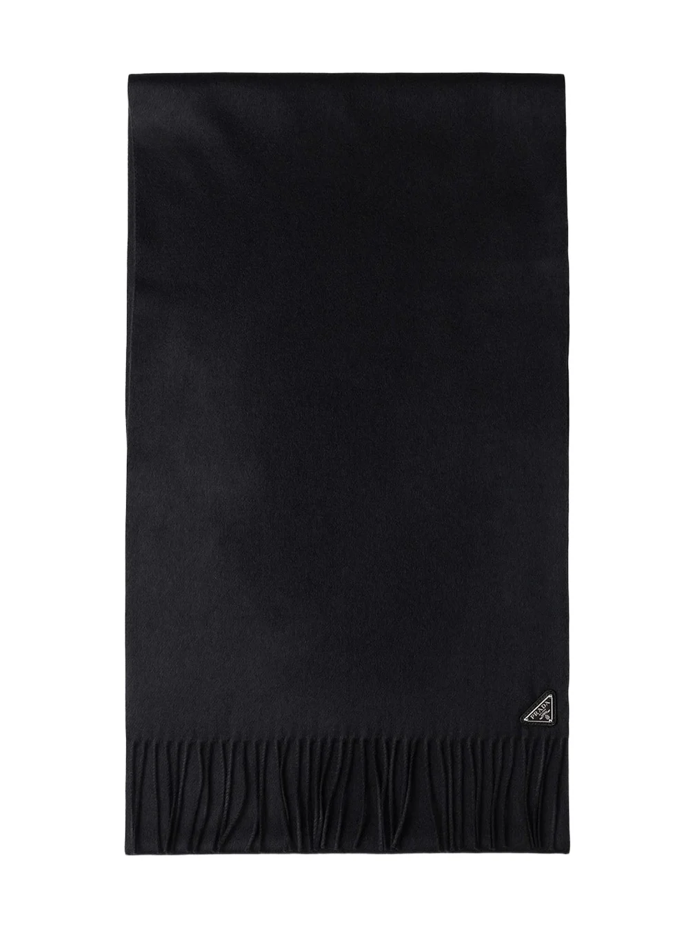 Men's Silk and Cashmere Scarf - Black Men's Silk and Cashmere Scarf - Black