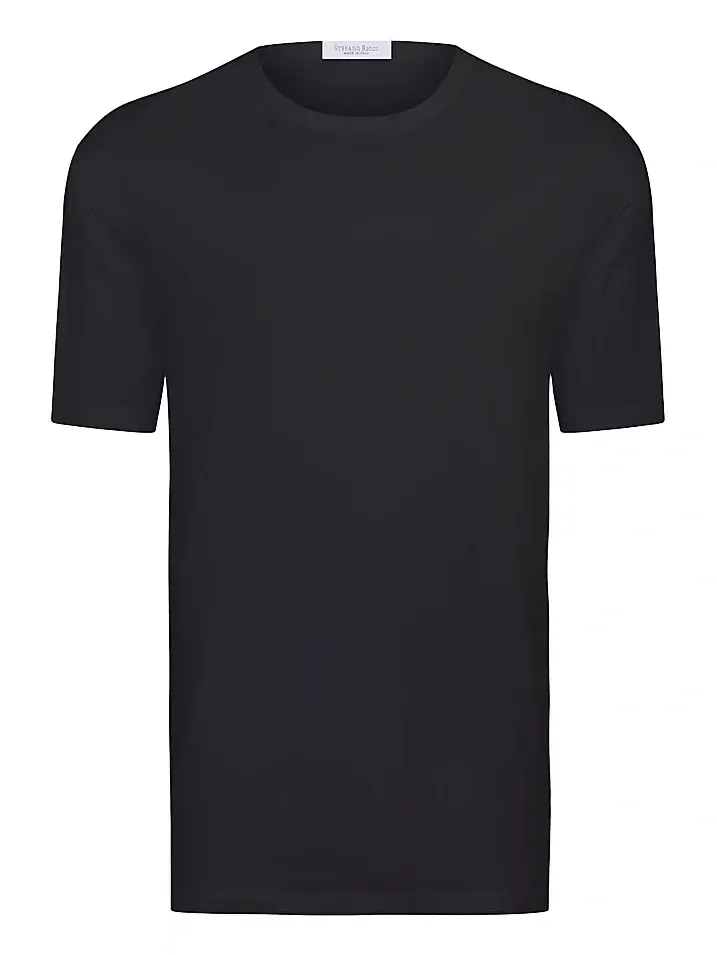 Men's Men's Solid Cotton Crewneck T-Shirt