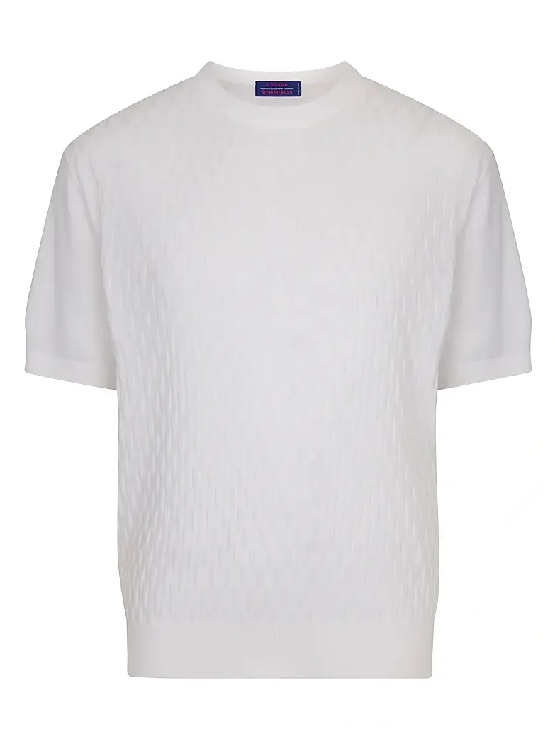Stefano Ricci Men's Alpha Yarn Cashmere Knit Crewneck Sweater
