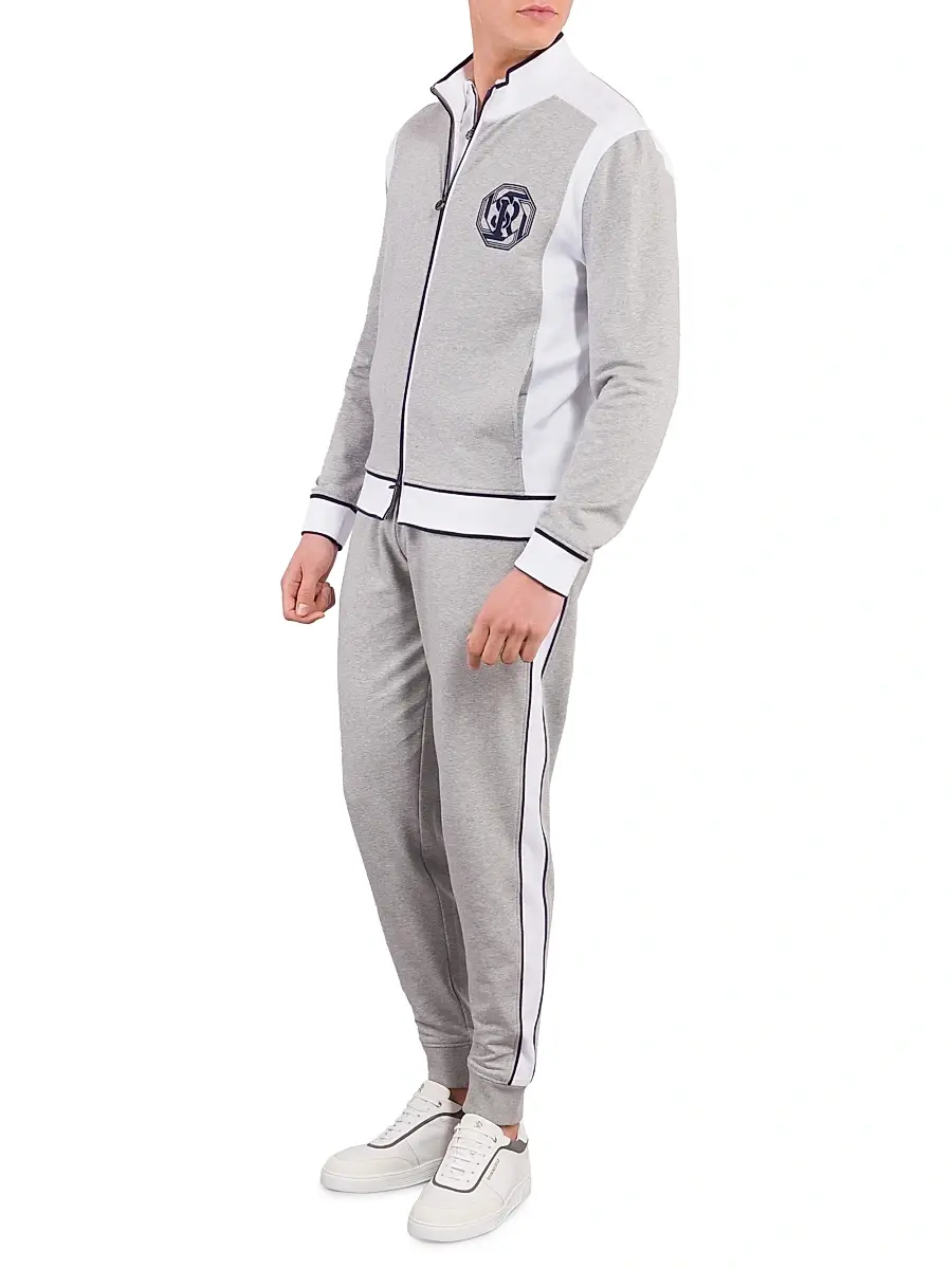 Stefano Ricci Men's Cotton Jogging Trousers | Thumbnail 4 Stefano Ricci Men's Cotton Jogging Trousers | Thumbnail 4