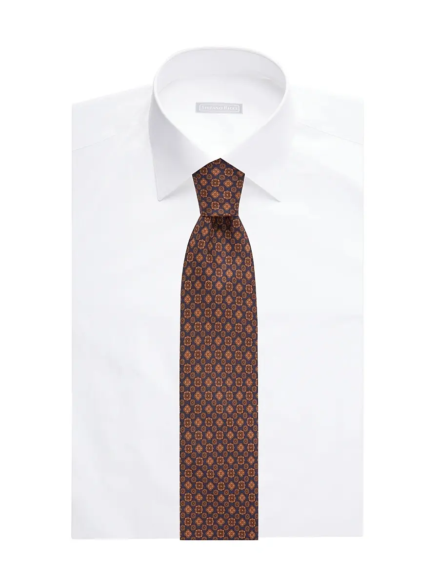 Stefano Ricci Men's Luxury Handmade Silk Tie | Thumbnail 2 Stefano Ricci Men's Luxury Handmade Silk Tie | Thumbnail 2