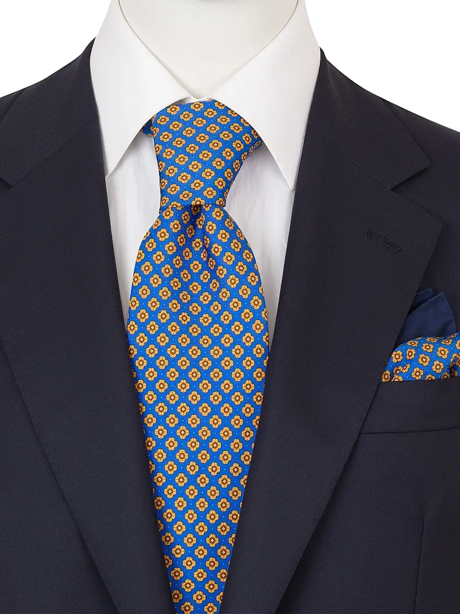 Stefano Ricci Men's Luxury Printed Silk Tie Set | Thumbnail 2 Stefano Ricci Men's Luxury Printed Silk Tie Set | Thumbnail 2