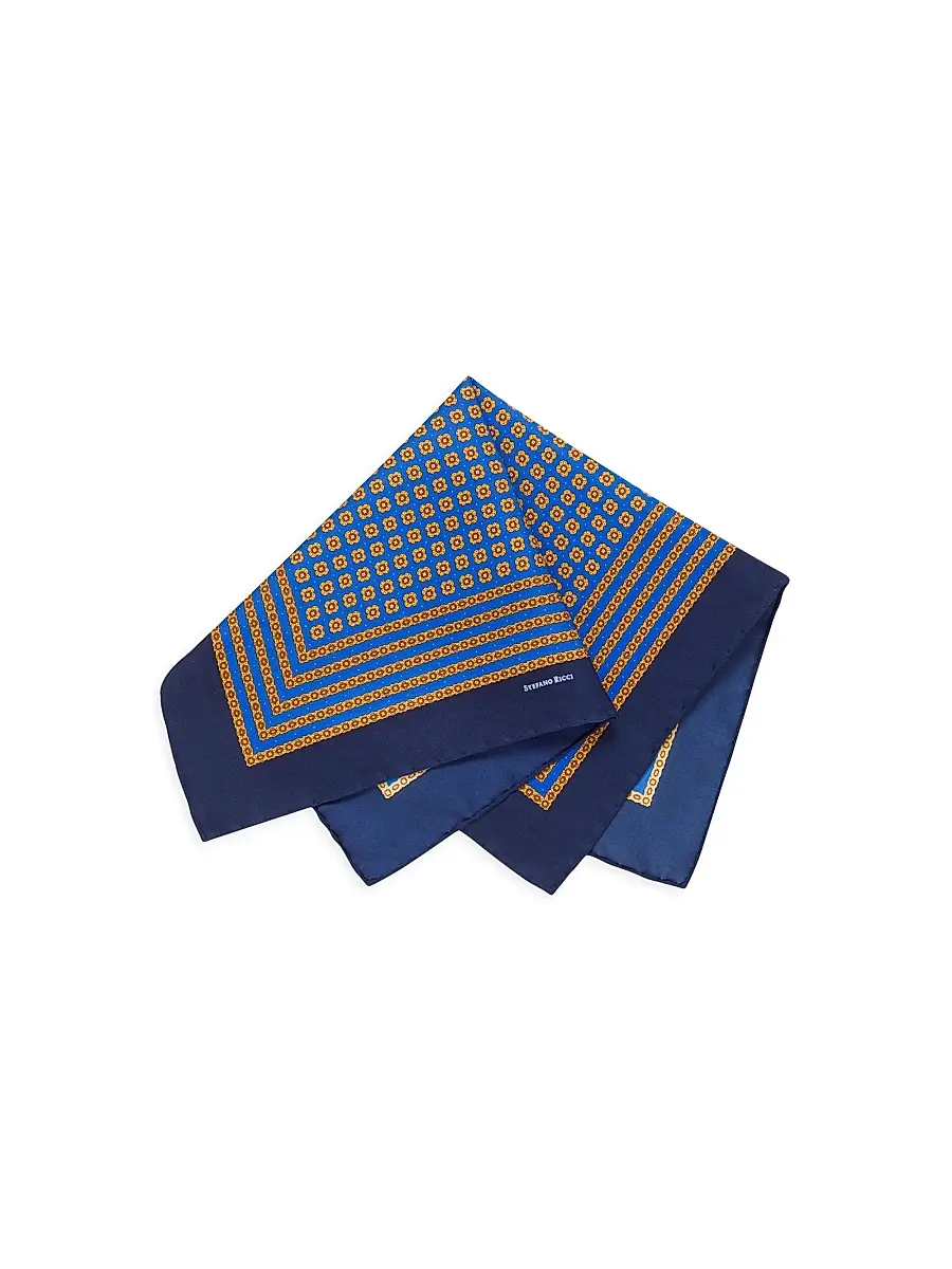 Stefano Ricci Men's Luxury Printed Silk Tie Set | Thumbnail 3 Stefano Ricci Men's Luxury Printed Silk Tie Set | Thumbnail 3