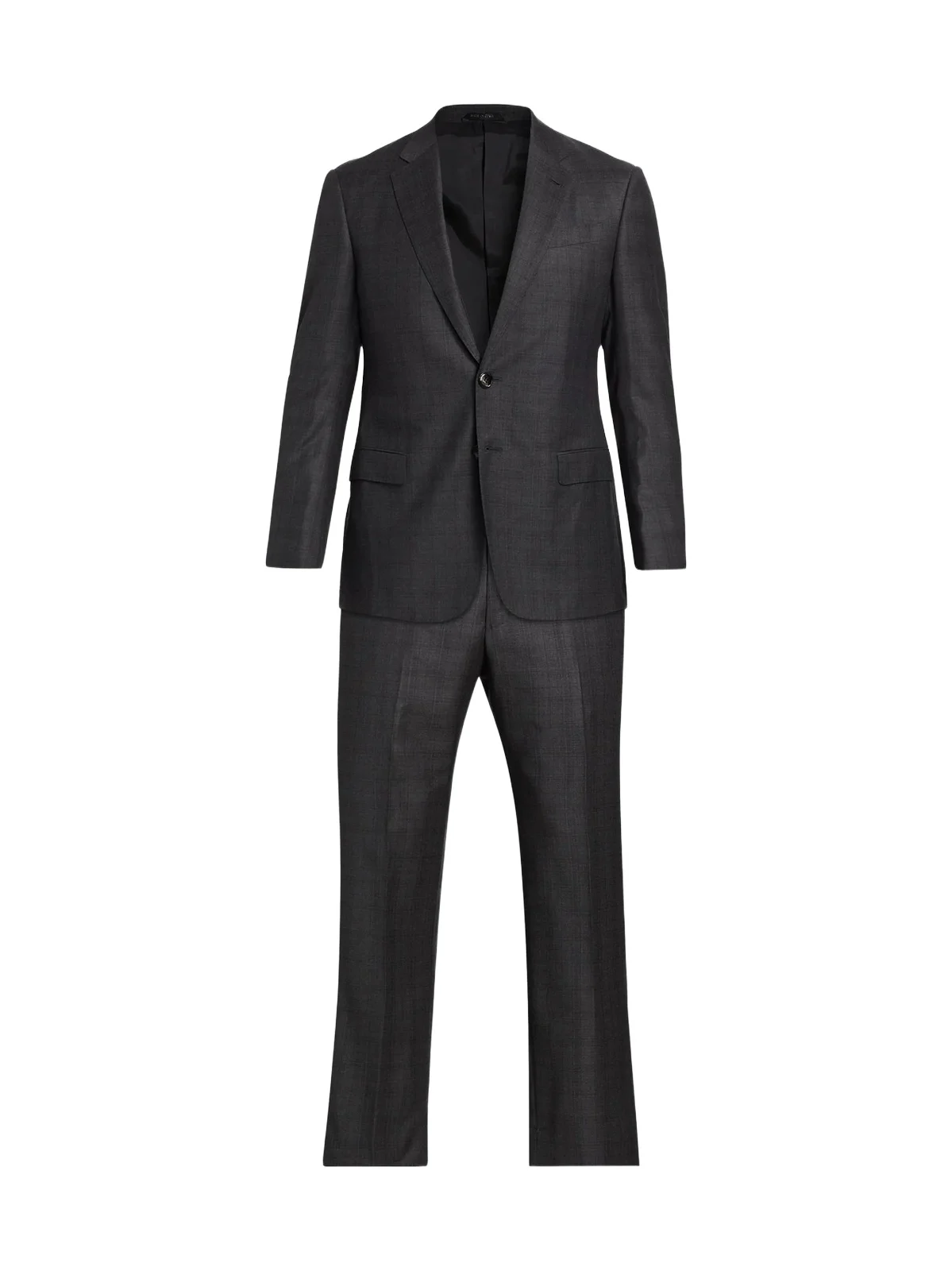 Men's Windowpane Check Wool Suit Men's Windowpane Check Wool Suit