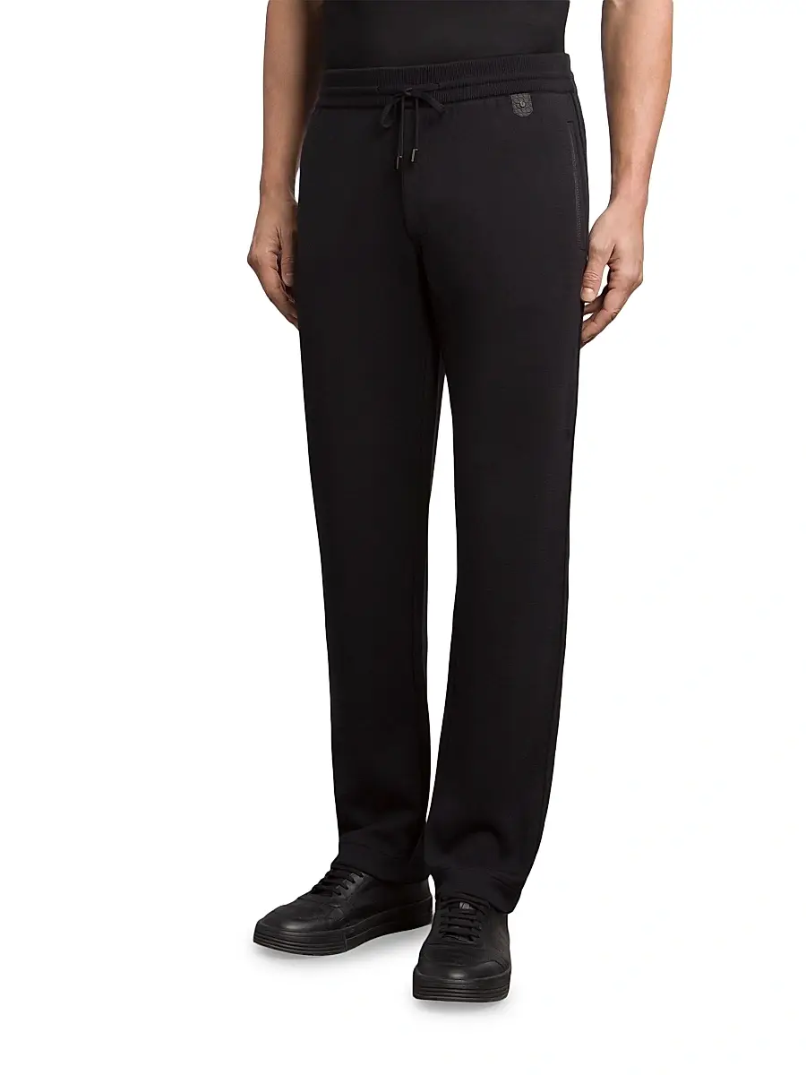Stefano Ricci Men's Knitted Classic Croc Details Jogging Trousers | Thumbnail 2