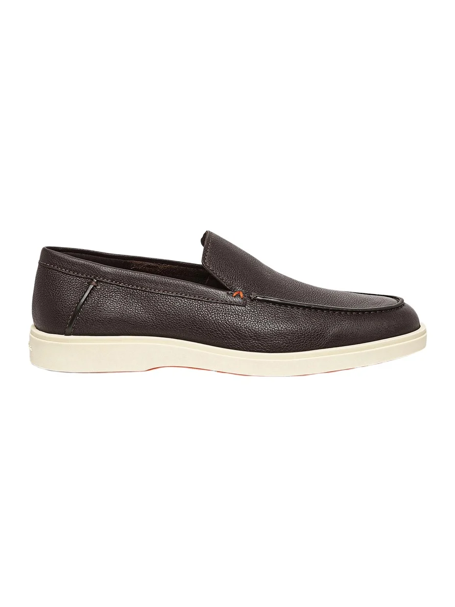 Santoni Men's Detroit Tumbled Leather Loafers
