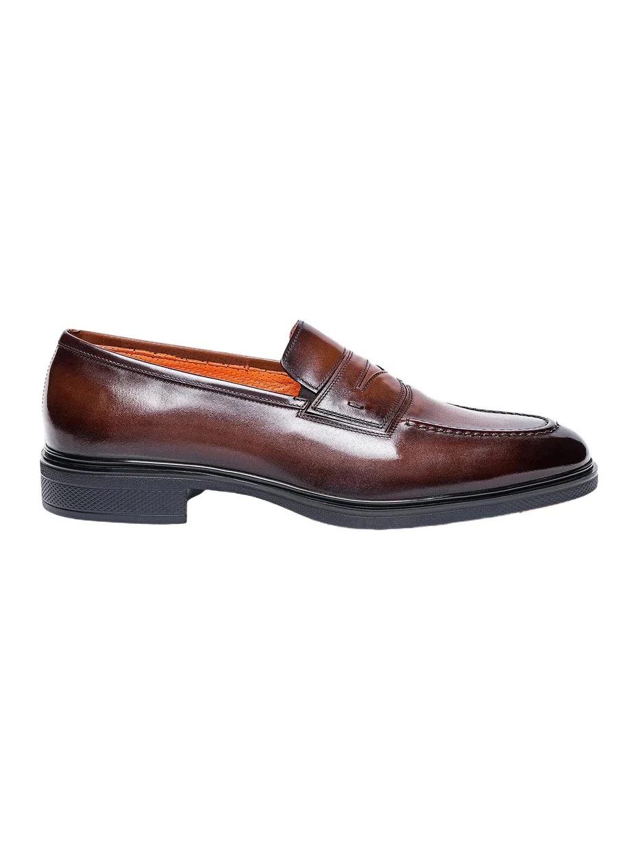 Santoni Men's Leather Loafers