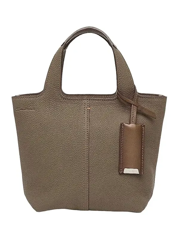 Women's Mini Chapelier Leather Tote Bag