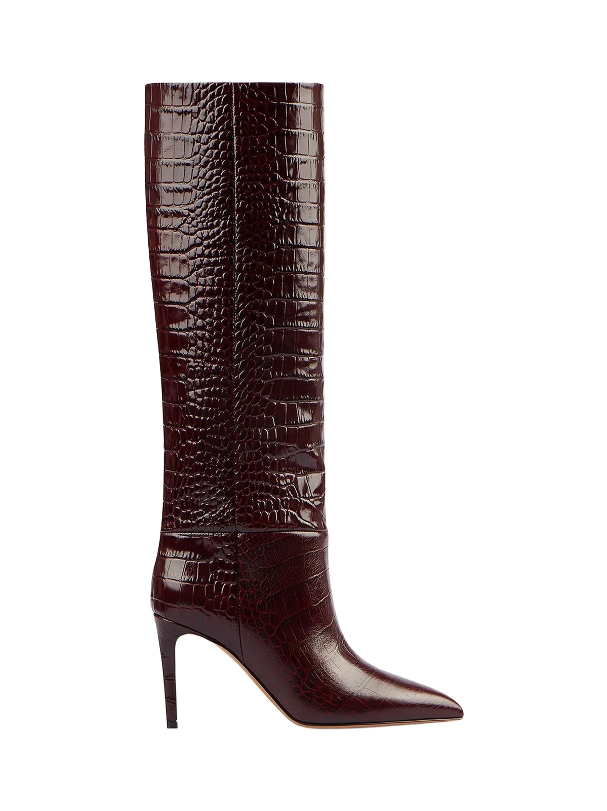 Women's Stiletto 85MM Crocodile-Embossed Leather Boots Women's Stiletto 85MM Crocodile-Embossed Leather Boots