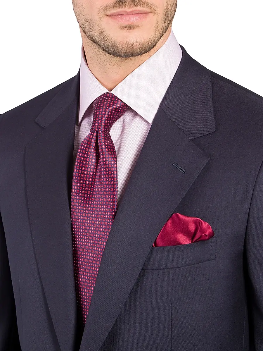 Stefano Ricci Men's Woven Jacket with 2 Buttons - Blue | Thumbnail 4 Stefano Ricci Men's Woven Jacket with 2 Buttons - Blue | Thumbnail 4