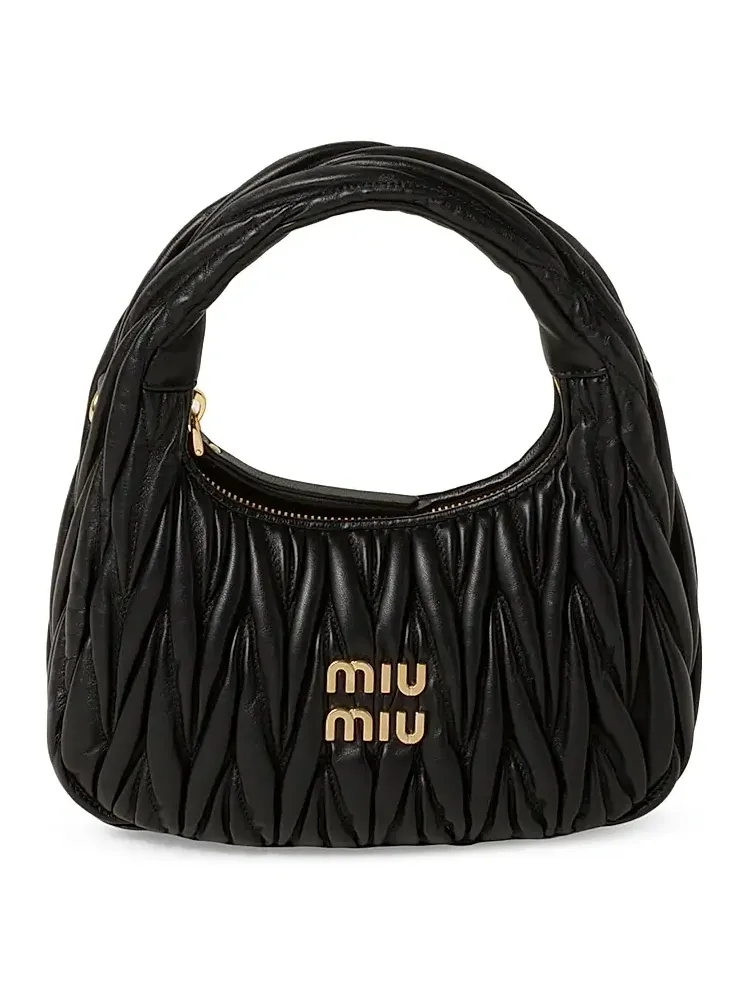 Women's Wander Matelassé Nappa Leather Hobo Bag Women's Wander Matelassé Nappa Leather Hobo Bag