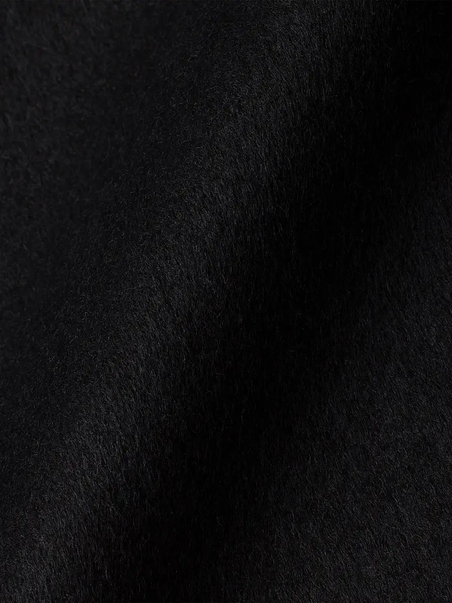 Prada Women's Silk and Cashmere Scarf - Black | Thumbnail 2 Prada Women's Silk and Cashmere Scarf - Black | Thumbnail 2