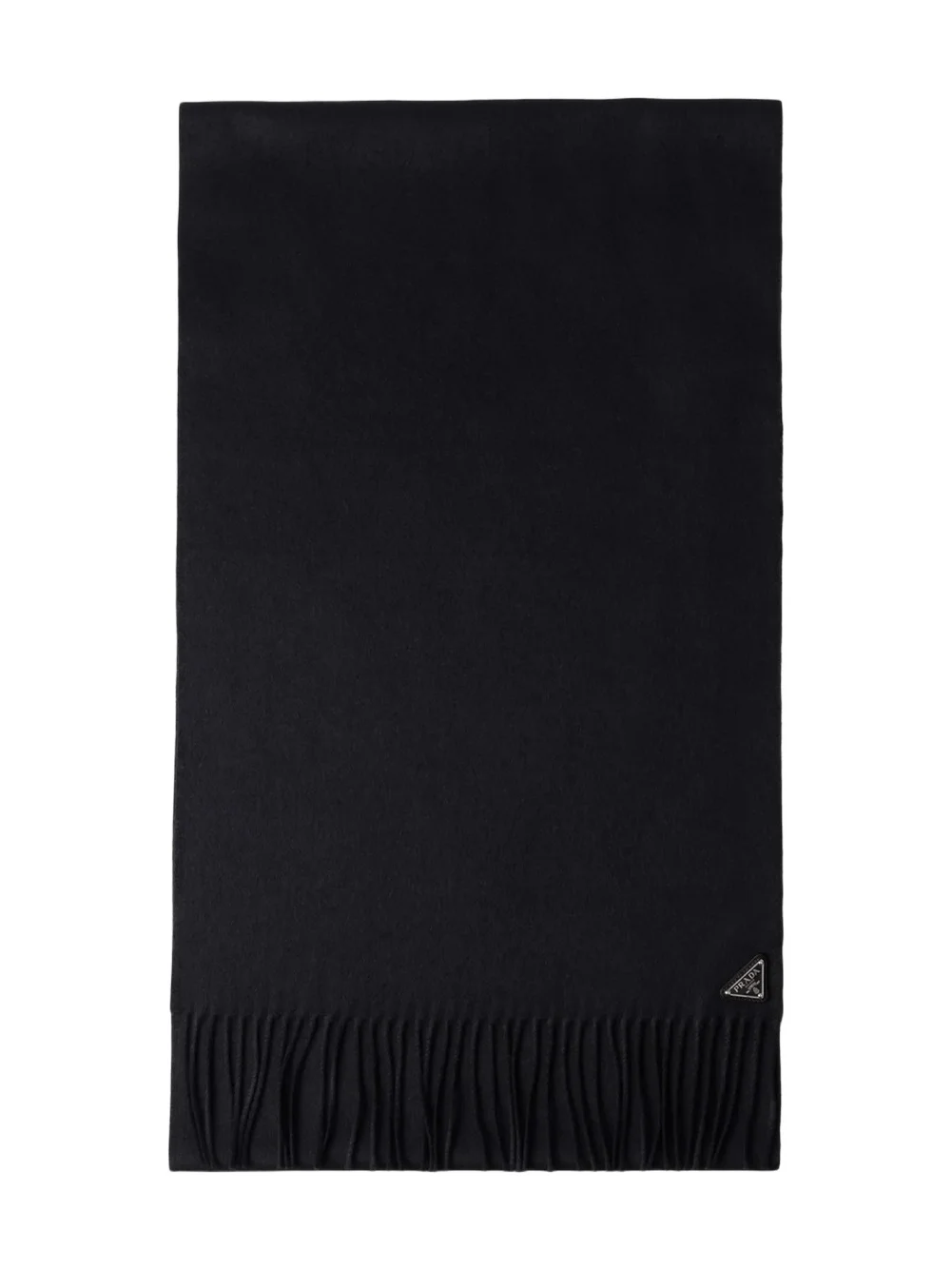 Prada Women's Silk and Cashmere Scarf - Black