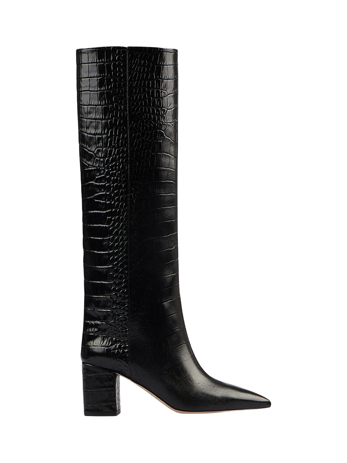 Women's Anja 70MM Crocodile-Embossed Leather Boots Women's Anja 70MM Crocodile-Embossed Leather Boots
