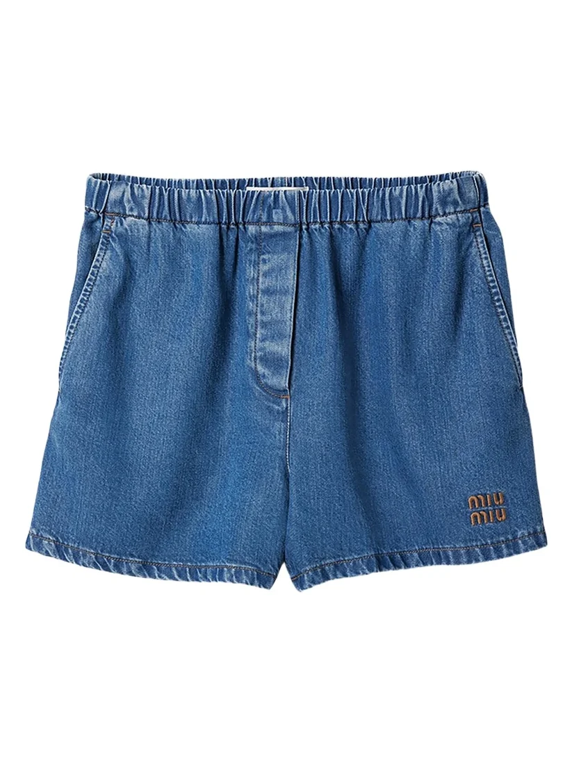 Miu Miu Women's Denim Bermudas