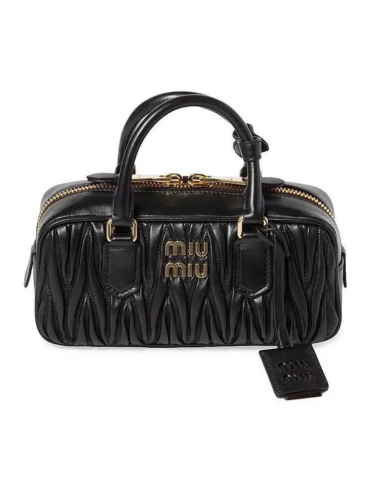 Women's Arcadie Matelassé Nappa Leather Top Handle Bag