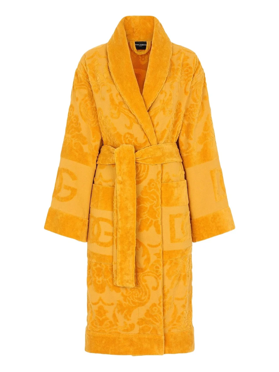 Men's Jacquard Logo Bath Robe Men's Jacquard Logo Bath Robe