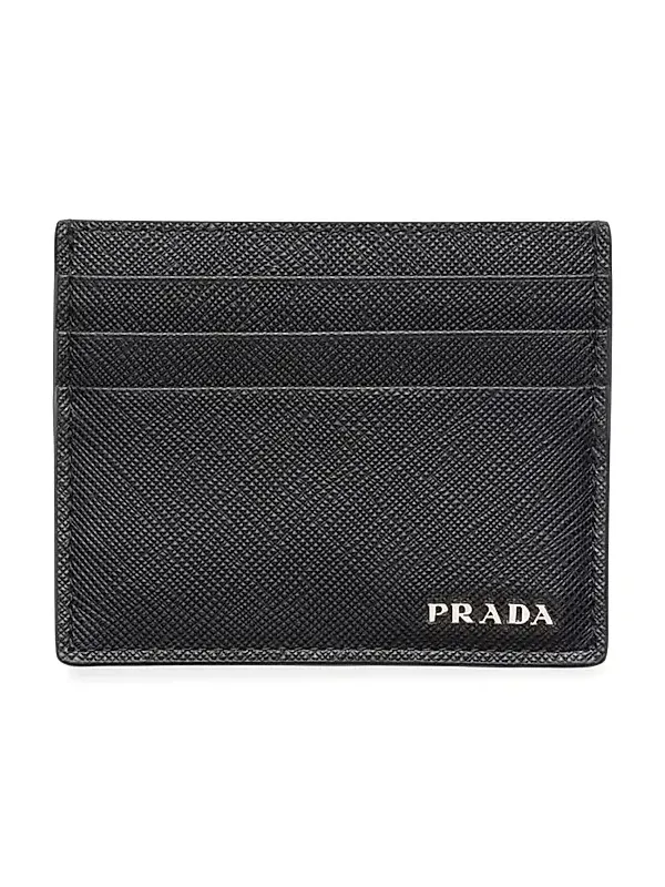 Men's Saffiano Leather Card Holder