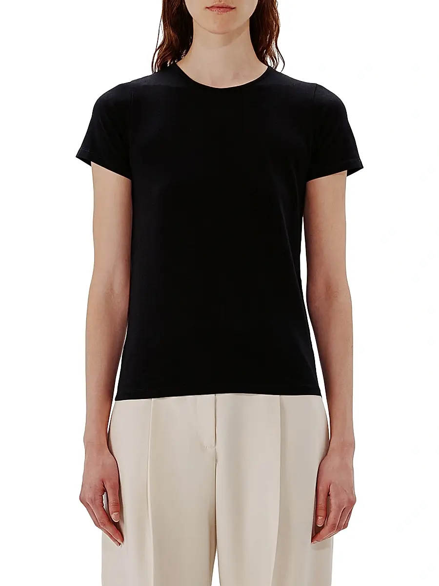 Another Tomorrow Women's Fitted Tee | Thumbnail 3 Another Tomorrow Women's Fitted Tee | Thumbnail 3