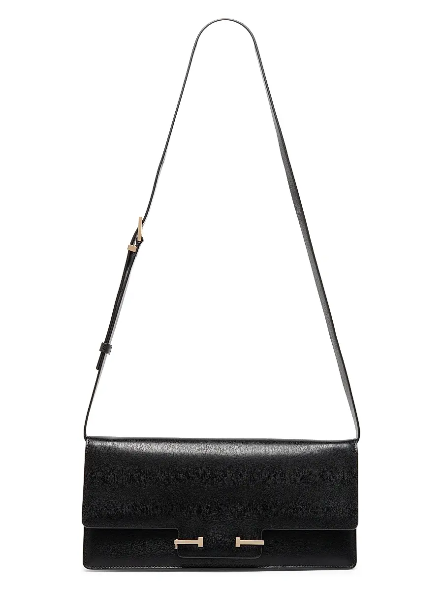 Tom Ford Women's East West Supple Grain Leather Shoulder Bag | Thumbnail 6