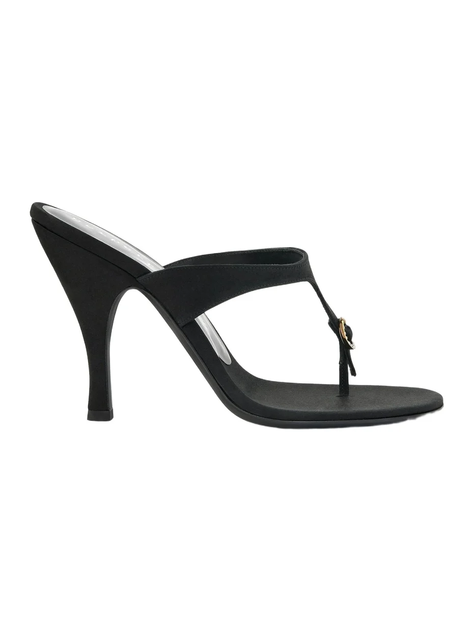 Women's Kiss and Tell 100MM Satin Sandals Women's Kiss and Tell 100MM Satin Sandals