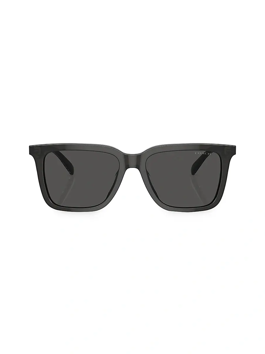 Coach Men's 0HC8385U 54MM Butterfly Sunglasses - Light Grey | Image 1 Coach Men's 0HC8385U 54MM Butterfly Sunglasses - Light Grey | Image 1