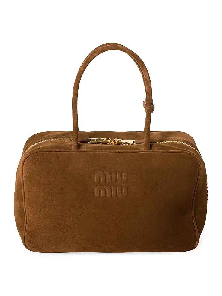 Women's Suede Beau Top Handle Bag Women's Suede Beau Top Handle Bag
