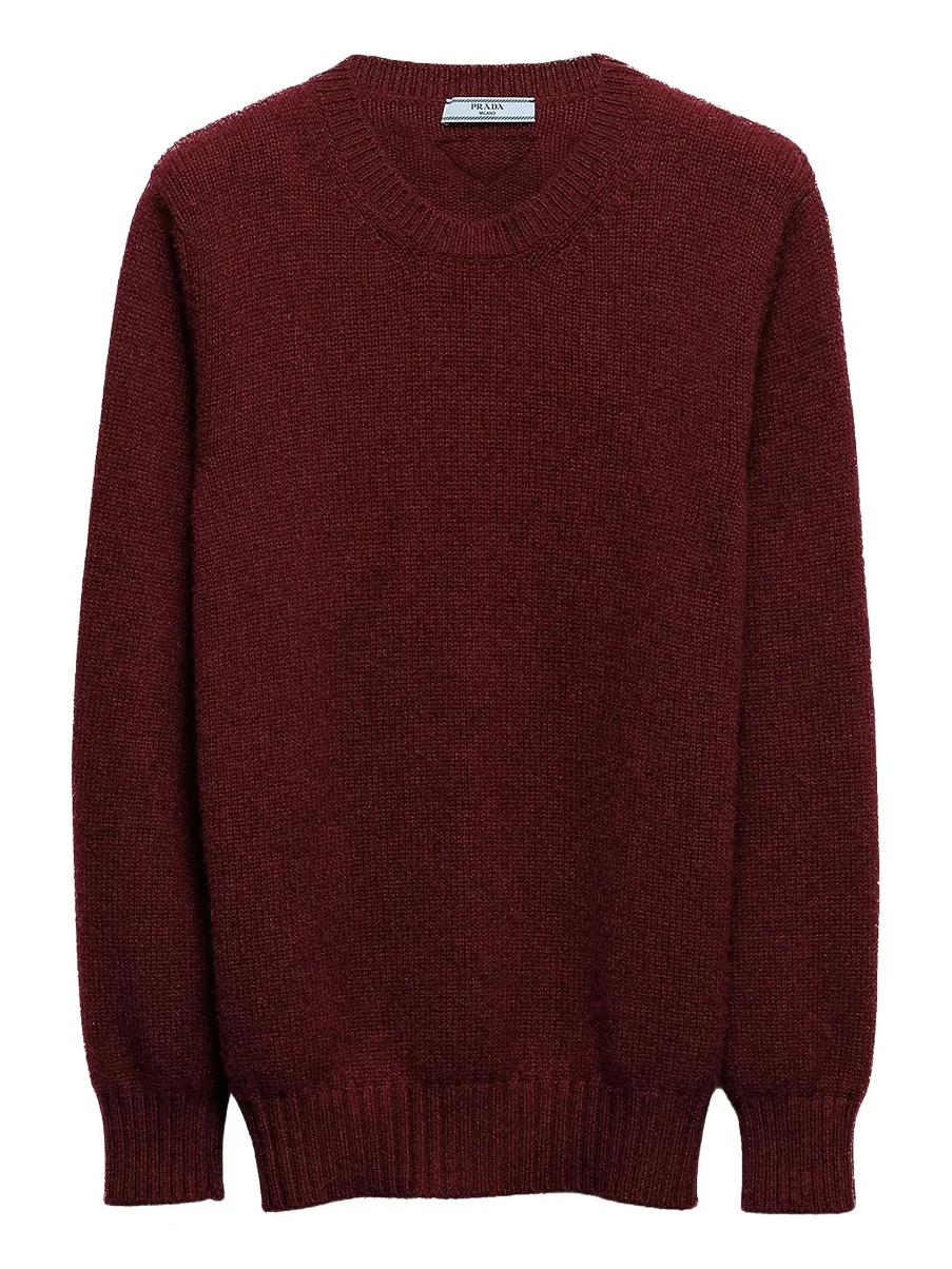 Women's Wool and Cashmere Crew-Neck Sweater