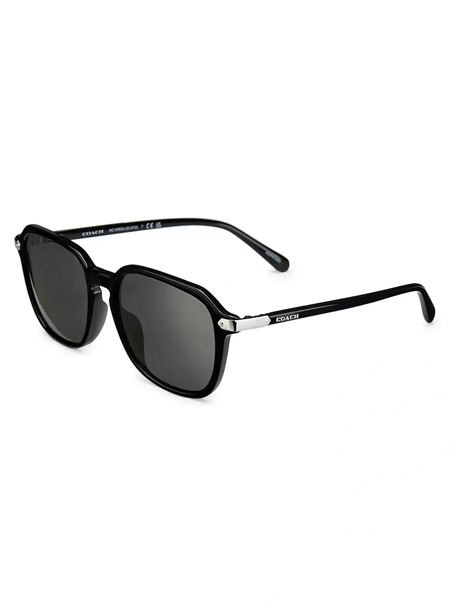 Coach Men's HC8383U 55MM Semi-Metal Sunglasses | Thumbnail 2 Coach Men's HC8383U 55MM Semi-Metal Sunglasses | Thumbnail 2