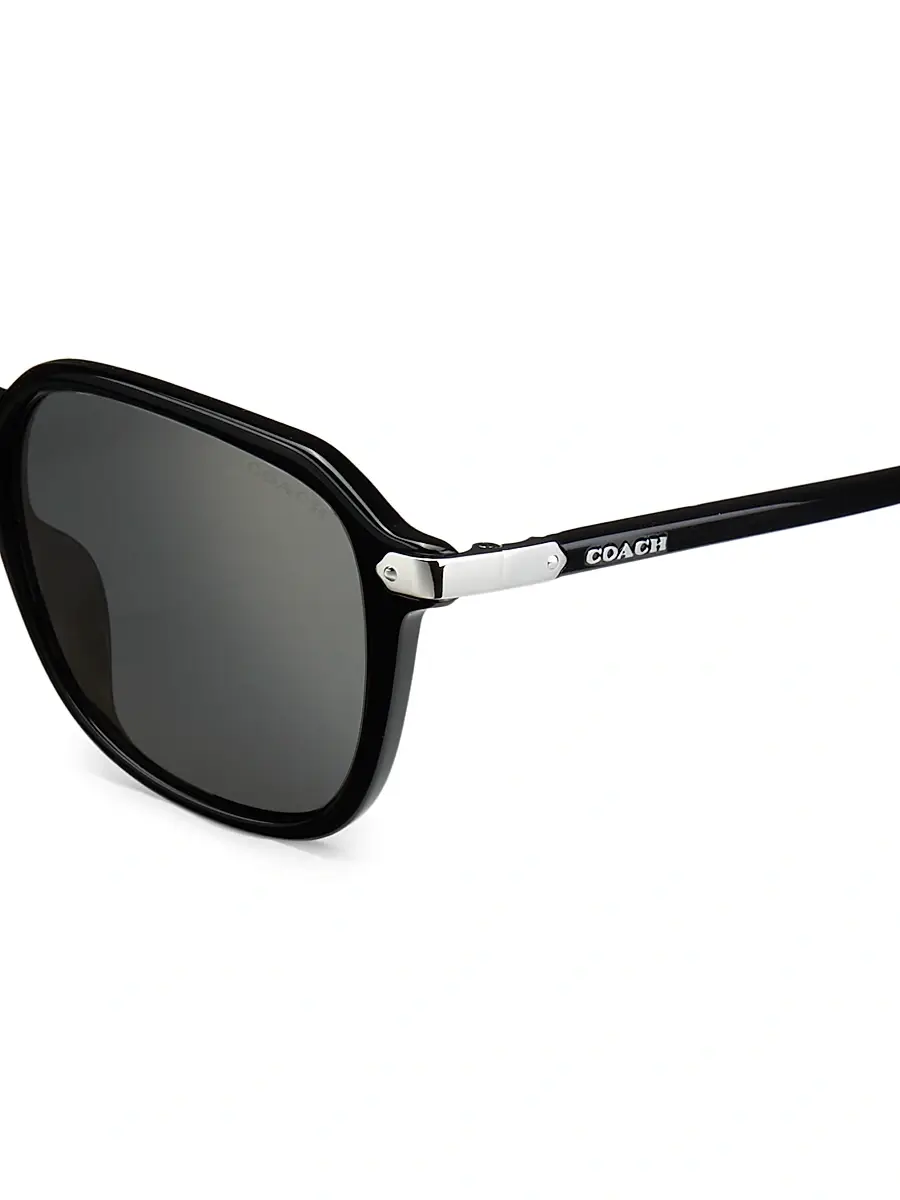Coach Men's HC8383U 55MM Semi-Metal Sunglasses | Thumbnail 3 Coach Men's HC8383U 55MM Semi-Metal Sunglasses | Thumbnail 3