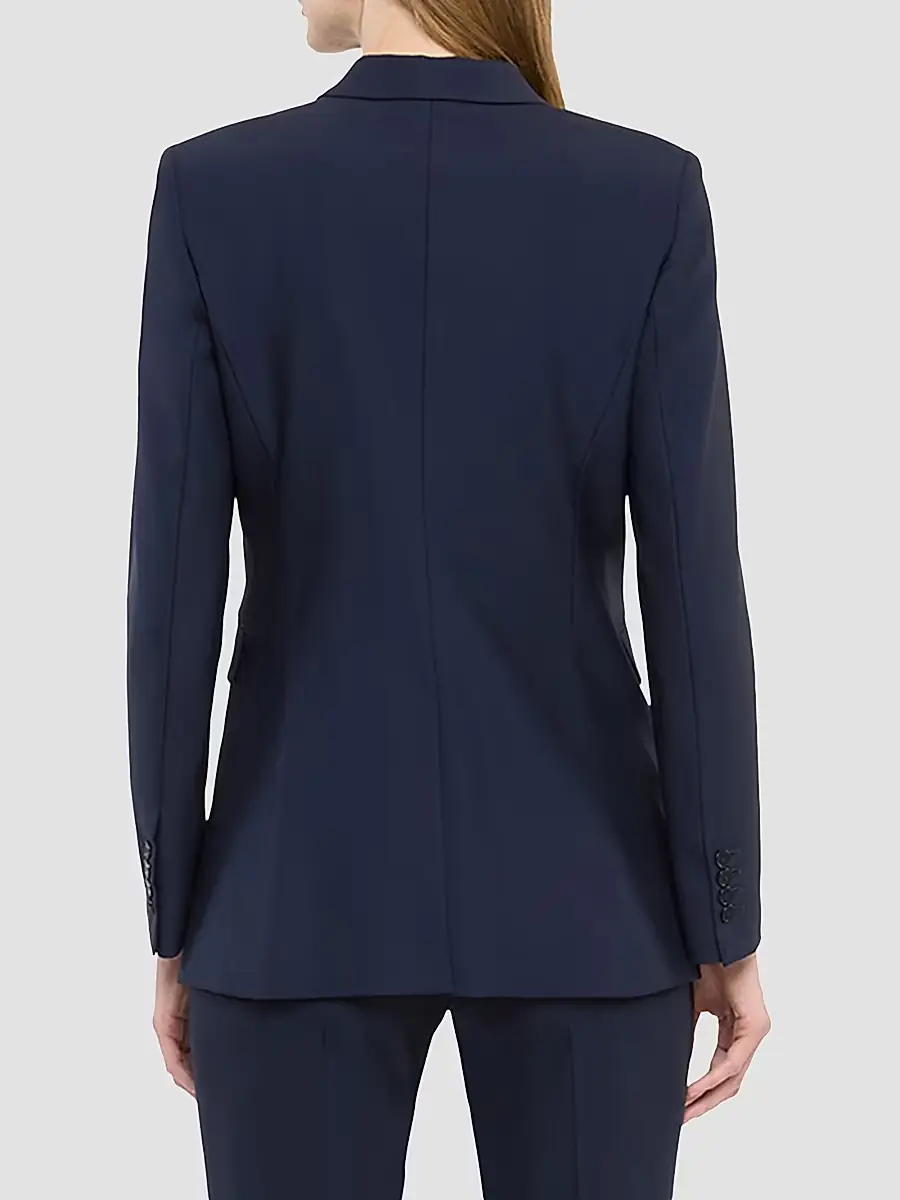 Another Tomorrow Women's Single Button Jacket | Thumbnail 4 Another Tomorrow Women's Single Button Jacket | Thumbnail 4
