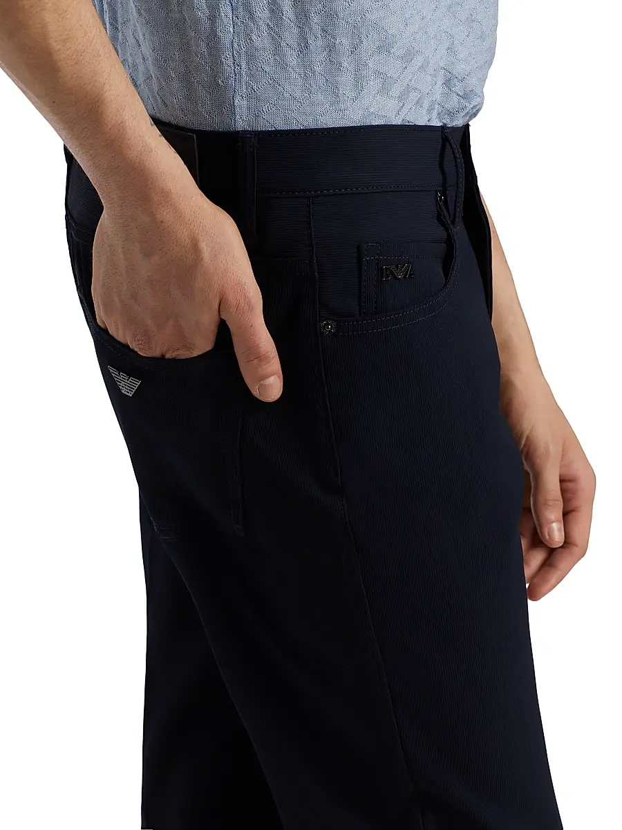 Emporio Armani Men's Techno Corduroy Pants | Thumbnail 6 Emporio Armani Men's Techno Corduroy Pants | Thumbnail 6