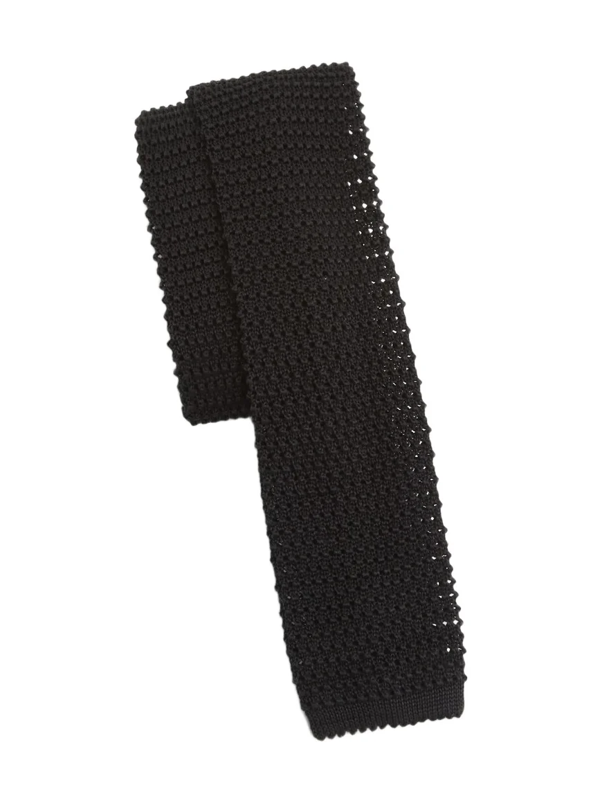 Giorgio Armani Men's Cravatta Tricot Silk Tie