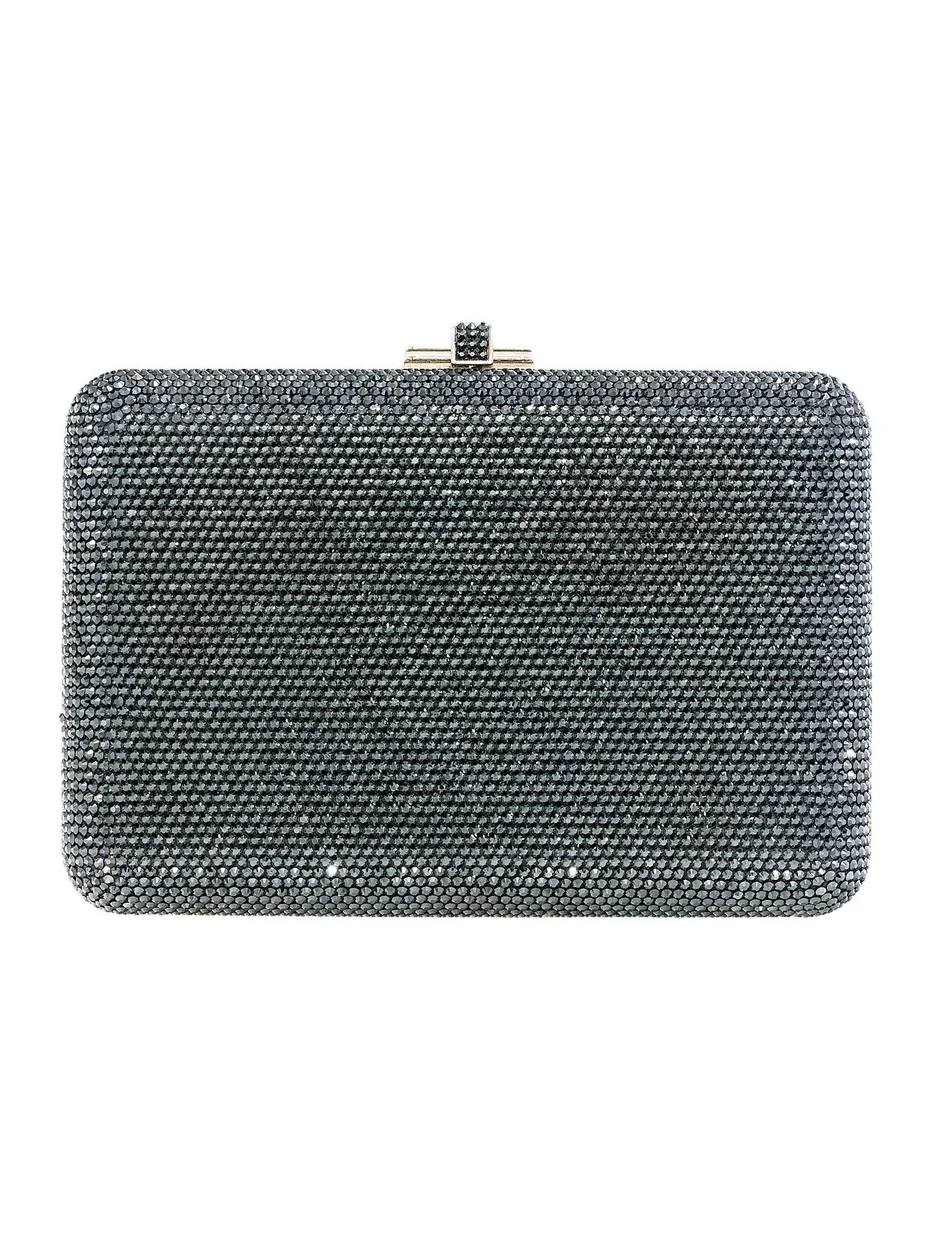 Women's Slim Slide Crystal Clutch