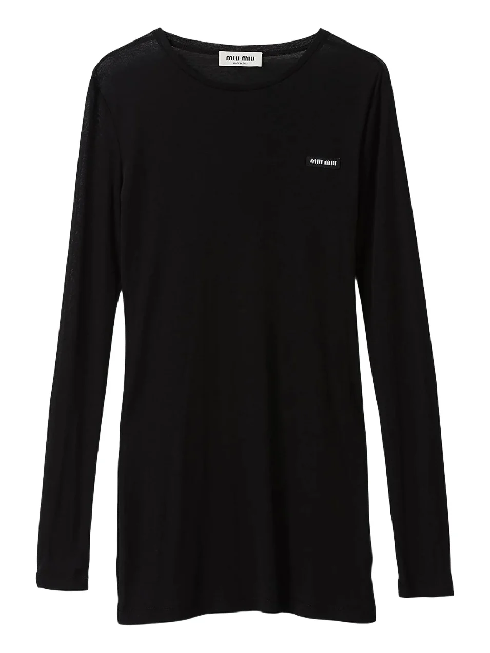Miu Miu Women's Ribbed Knit Jersey Dress