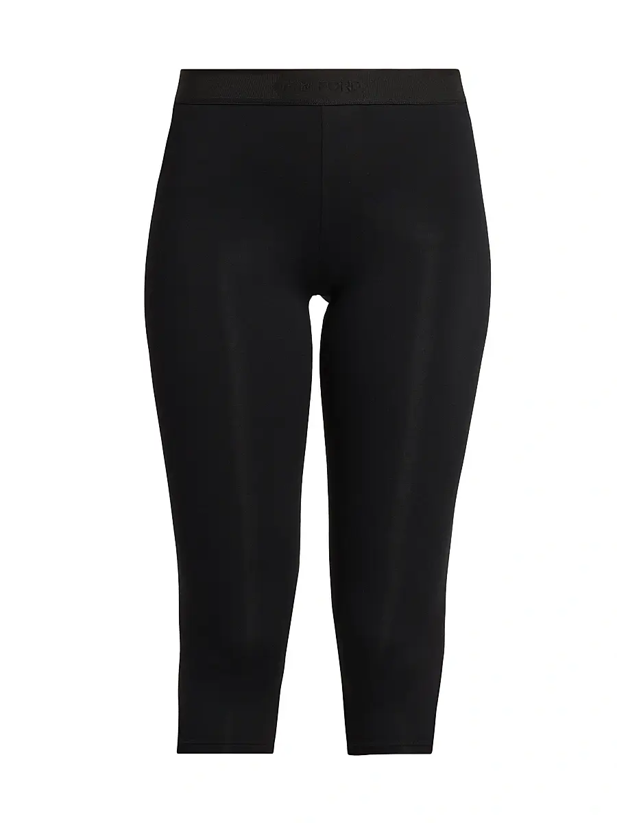 TOM FORD Women's Signature Yoga Pants - Black | Image 1 TOM FORD Women's Signature Yoga Pants - Black | Image 1