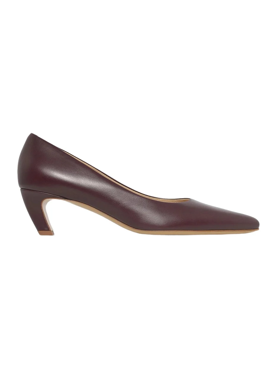 Gabriela Hearst Women's Peggy 50MM Leather Kitten-Heel Pumps