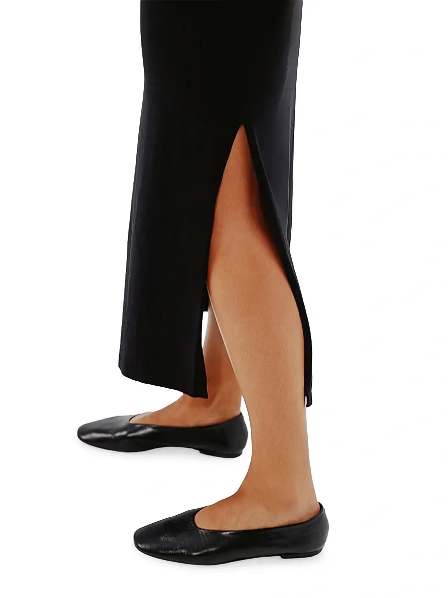 Another Tomorrow Women's Elbow Sleeve Dress | Thumbnail 5 Another Tomorrow Women's Elbow Sleeve Dress | Thumbnail 5
